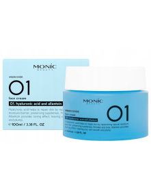 Krem do twarzy skin code 01 kwas hialuronowy i alantoina 100 ml | Monic Beauty
