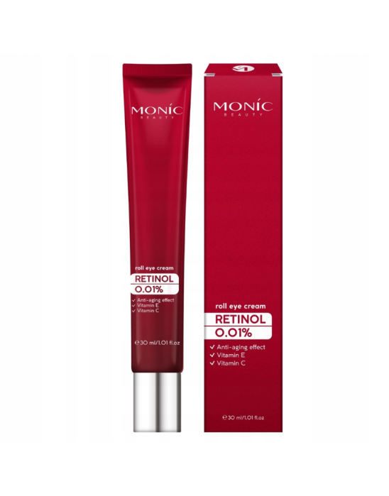 Krem pod oczy roll-on retinol 0,01% 30 ml | Monic Beauty