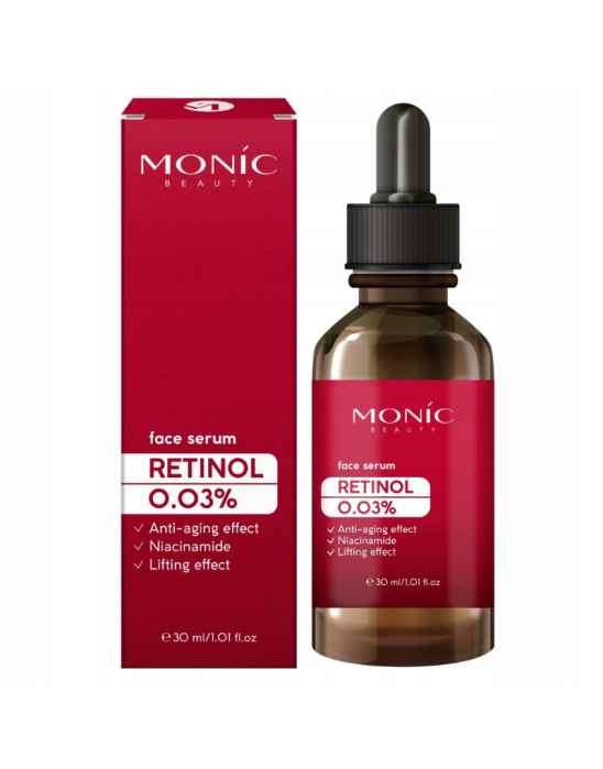 Serum do twarzy 0,03% retinol 30 ml | Monic Beauty
