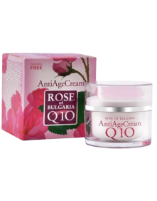 Różany krem do twarzy antiage z Q10 50 ml |Rose of Bulgaria