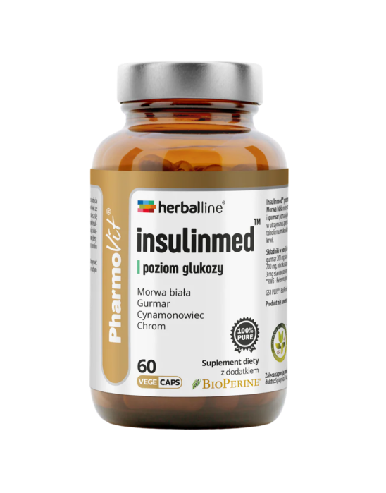 Insulinmed poziom glukozy 60 kaps | Pharmovit