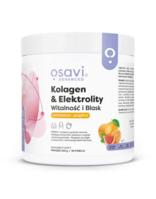 Kolagen & elektrolity witalność i blask pomarańcza-grejpfrut 30 porcji | Osavi