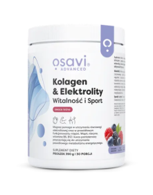 Kolagen & elektrolity witalność i sport owoce leśne 30 porcji | Osavi