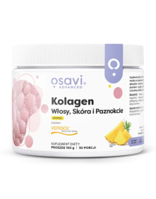 Kolagen włosy, skóra i paznokcie ananas 30 porcji | Osavi