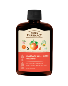 Olejek do pielęgnacji i masażu ciała rozgrzewający 200 ml | Green Pharmacy
