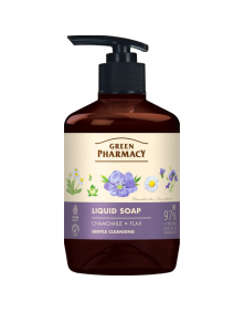 Mydło w płynie rumianek i len 460 ml | Green Pharmacy