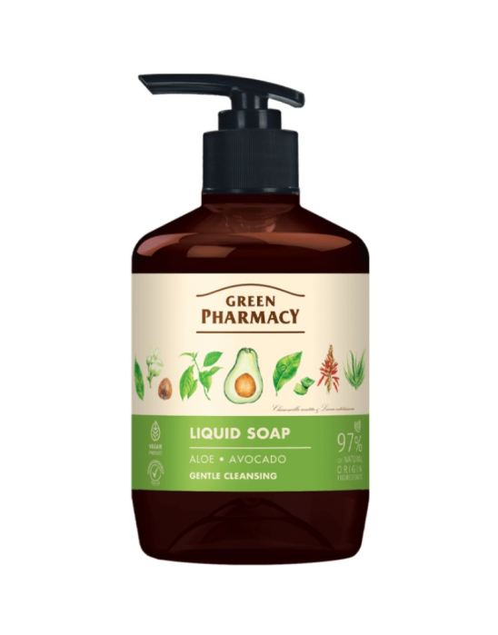 Mydło w płynie aloes i awokado 460 ml | Green Pharmacy