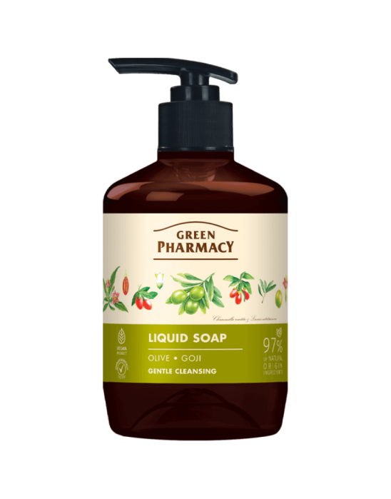 Mydło w płynie oliwa i jagody goji 460 ml | Green Pharmacy