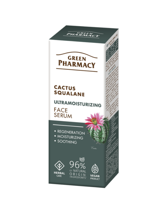 Serum do twarzy kaktus + skwalan 30 ml | Green Pharmacy