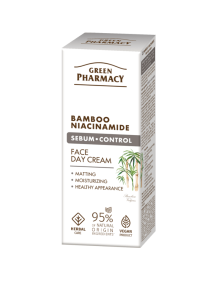 Krem do twarzy na dzień bambus + niacynamid 50 ml | Green Pharmacy