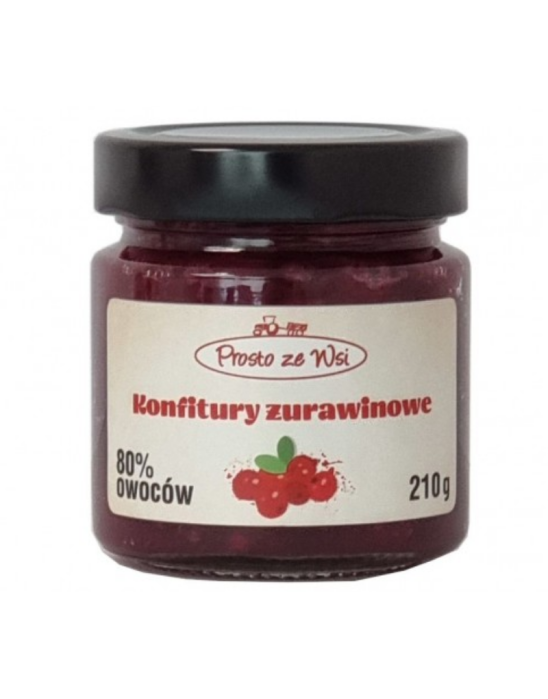 Konfitury żurawinowe 210 g | Prosto ze Wsi