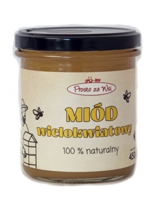Miód wielokwiatowy 450 g | Prosto ze Wsi