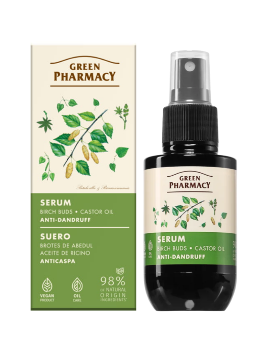 Serum przeciwłupieżowe pąki brzozy i olej rycynowy 100 ml | Green Pharmacy