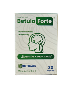 Betula Forte " Zapomnisz o zapominaniu" 30 kapsułek| Biotamed