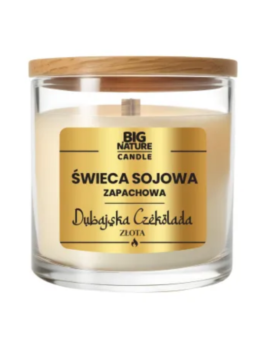 Świeca sojowa Dubajska Czekolada 155 g | Big Nature