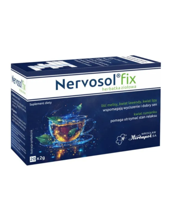 Herbatka ziołowa nervosol fix 20x2g | Herbapol Wrocław