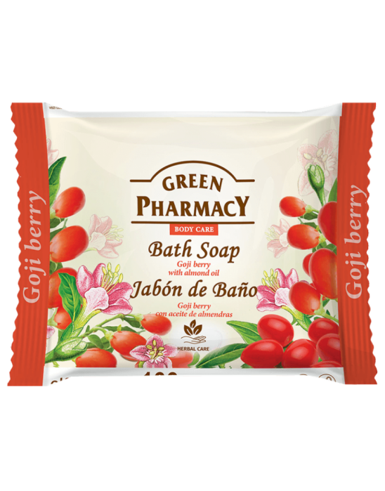 Mydło toaletowe jagody goji i olej migdałowy 100 g | Green Pharmacy