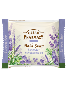Mydło toaletowe lawenda i olej lniany 100 g | Green Pharmacy
