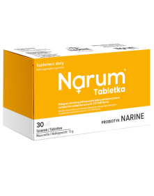 Tabletka probiotyk na zdrowy żołądek 30 kaps | Narum