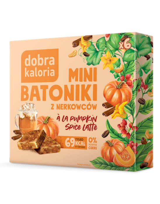 Mini batoniki o smaku a'la pumpkin spice latte 6x17 g  | Dobra Kaloria