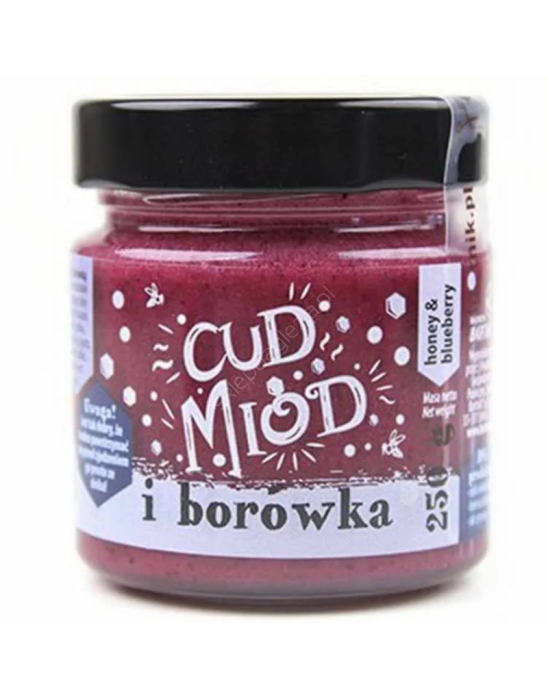Cud miód i borówka 250 g | Sądecki Bartnik