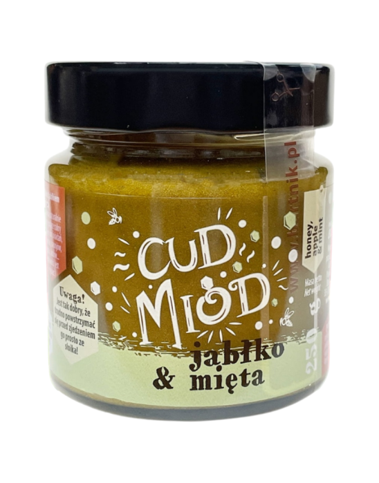 Cud miód jabłko & mięta 250 g | Sądecki Bartnik