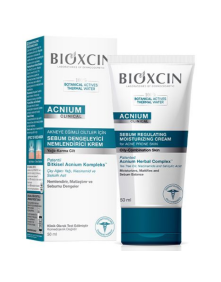Acnium krem nawilżający  równoważący wydzielanie sebum 50 ml | Bioxcin