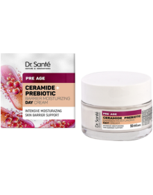 Krem do twarzy na dzień ceramid + prebiotyk 50 ml | Dr. Sante