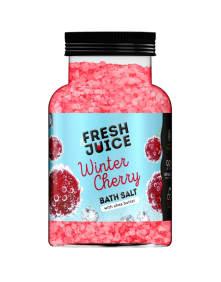 Sól do kąpieli z masłem shea zimowa wiśnia 700 g | Fresh & Juice