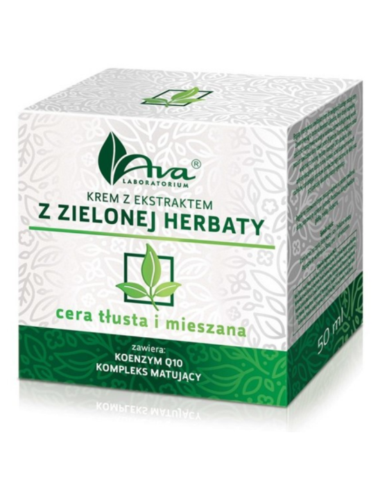 Krem z ekstraktem z zielonej herbaty dla cery tłustej i mieszanej 50 ml | Ava Laboratorium
