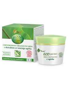 Eco Garden certyfikowany organiczny krem z ekstraktem świeżego ogórka 50 ml | Ava Laboratorium
