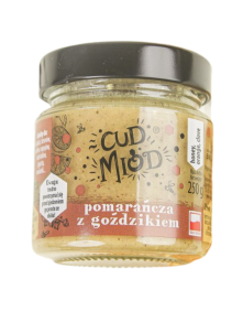 Cud miód i pomarańcza z goździkiem 250 g | Sądecki Bartnik