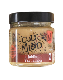 Cud miód jabłko i cynamon 250 g | Sądecki Bartnik