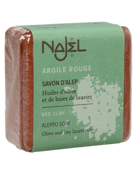 Mydło z Aleppo z czerwoną glinką 100 g | Najel