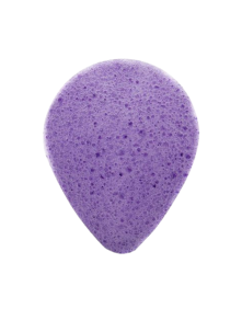 Gąbka konjac do twarzy kropla lawenda 8,5 x 7 cm | Bebevisa