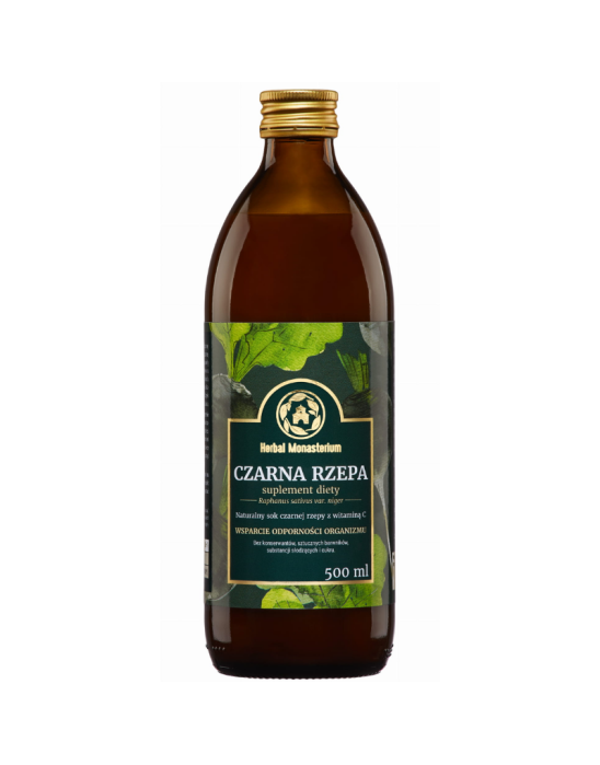 Sok z czarnej rzepy 500 ml | Herbal Monasterium