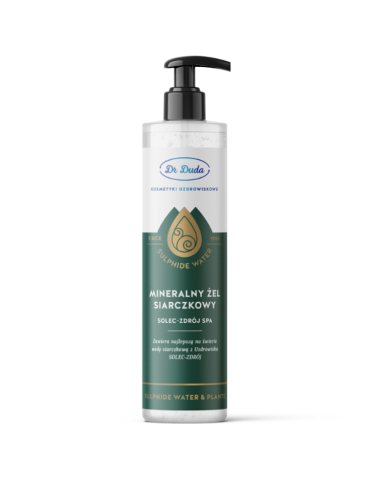 Mineralny żel siarczkowy pod prysznic Solec-Zdrój 250 ml | Dr. Duda