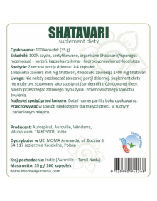 Shatavari 100 kaps | Aurospirul