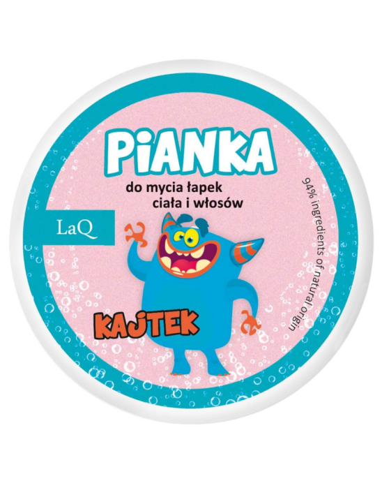 Różowa pianka do mycia łapek Kajtek 20 g | Laq