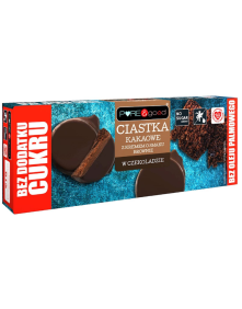Ciastka kakaowe z kremem o smaku brownie bez dodatku cukru 135 g | Pure&Good