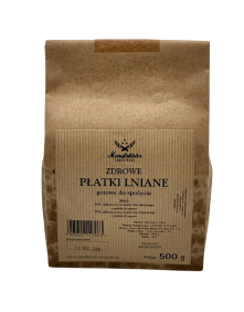 Płatki lniane 500 g | Manufaktura Zbąszyńska