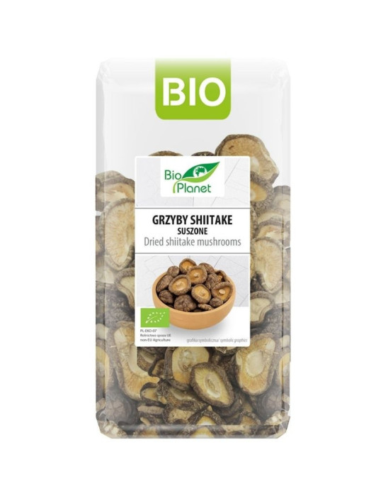 Grzyby shitake suszone 50 g | Bio Planet