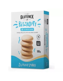 Biszkopty bez dodatku cukrów 100 g | Glutenex