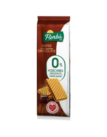 Wafelki nadziewane kakaowe bez dodatku cukru 150 g | Florbu
