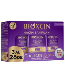 Szampon dodający włosom objętość 3x300 ml | Bioxcin