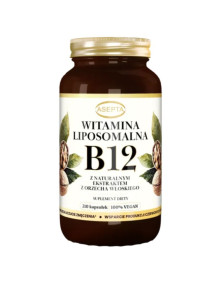 Witamina B12 liposomalna z ekstraktem z orzecha włoskiego 210 kaps | Asepta