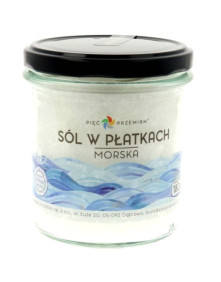 Sól morska w płatkach 180 g | Pięć Przemian