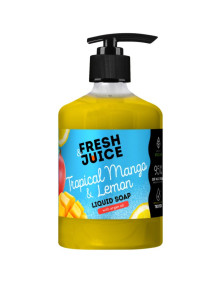 Mydło w płynie tropical mango & lemon z olejkiem arganowym 460 ml | Fresh Juice