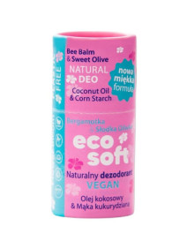 Naturalny dezodorant bergamotka & słodka oliwka 50 g | Eco Soft