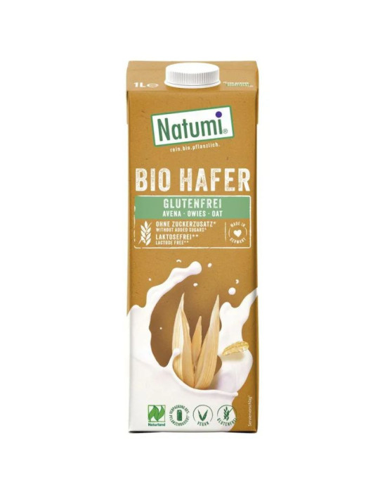 Bio napój owsiany bezglutenowy, bez dodatku cukru 1 l | Natumi